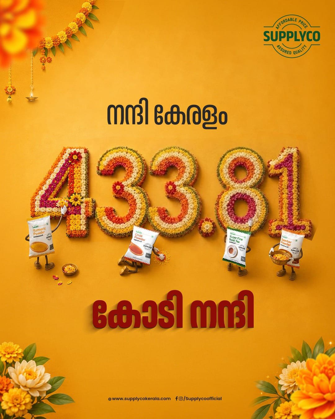 35 ദിവസം: സപ്ലൈകോ വിറ്റുവരവ് 433.81കോടി രൂപ
